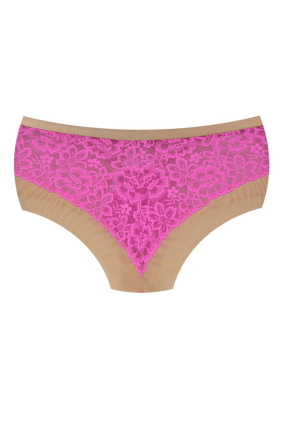 Mediolano Crazy Pink 19249 Vollschlupf-Slip aus Spitze Beige-Rosa