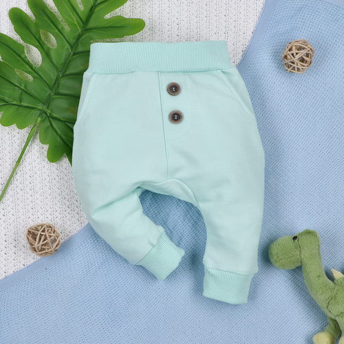 ABN-5574 Dino Explorer Kinder-Nini-Jogginghose – Bio-Baumwolle, bequemer Bund
