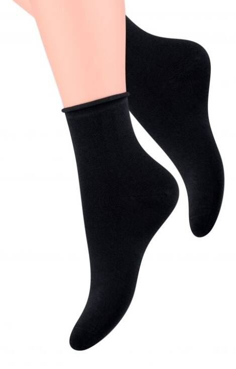 Art.125 Bambus Damensocken Steven - 001 schwarz