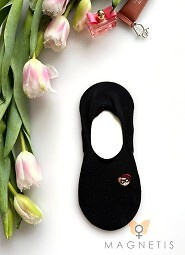 Magnetis YN-251132 – Damen Ballerina-Füßlinge aus Viskose mit Silikon