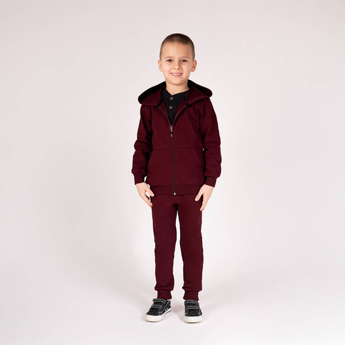 169540 Nicol Sweatshirt mit Kapuze – Burgund