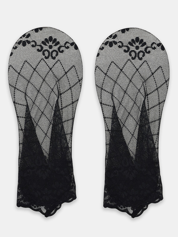 Damen Spitzen Socken SN034 Noviti Baumwollsohle Komfort