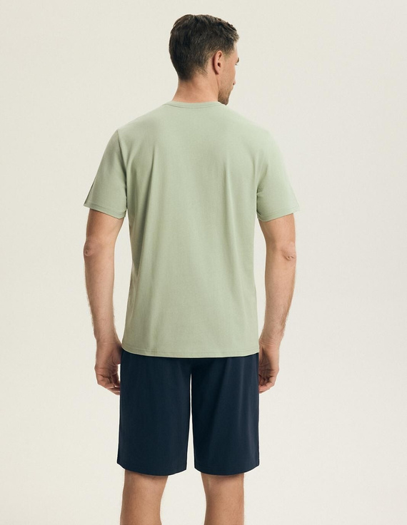 Henderson 44604 Park Herren Pyjama Baumwolle kurzarm Shorts bequem