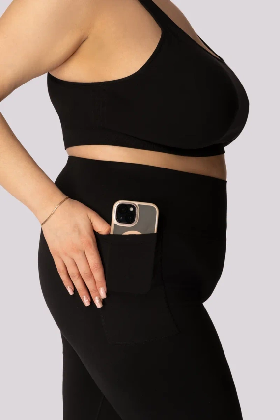 Base Damen-Leggings Mona schwarz