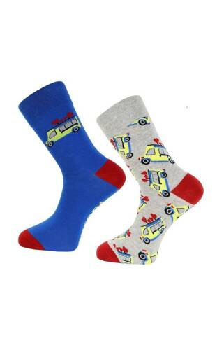 CMLW350-019/2 Herrensocken Valentinstag Moraj – Blau und Grau