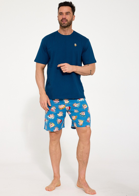 Herrenpyjama Cornette 326/207 Beer 100% Baumwolle Kurzarm