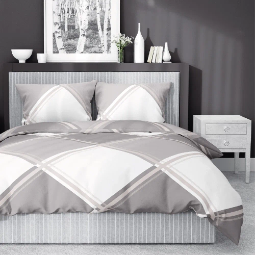 4683 A Home Satin Detexpol beige Satinbettwäsche