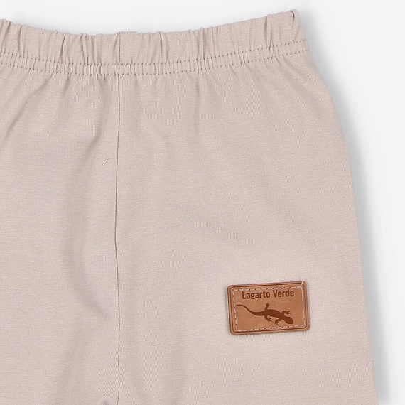 KAR-0041/ECR Mädchen-Leggings Lagarto Verde ecru