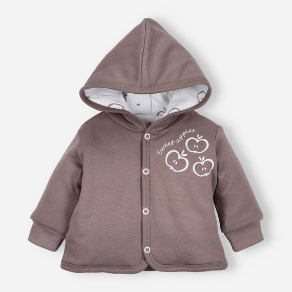 ABN-5308/CZE Happy Apples Bio-Baumwolljacke Nini Himbeere