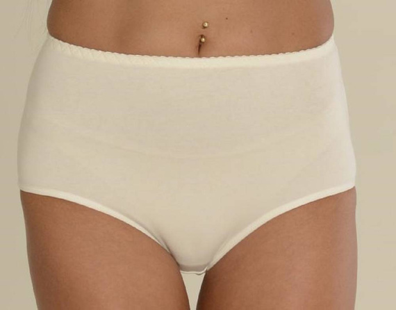 018 Sara Hochgeschlossener Slip De lafense - ecru