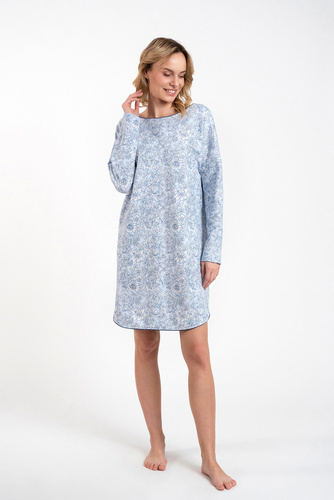 Gracjela Nachthemd Italienische Mode - Blaudruck 