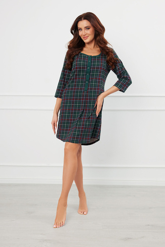 Foggia ungeknöpftes Nachthemd Italienische Mode - Druck