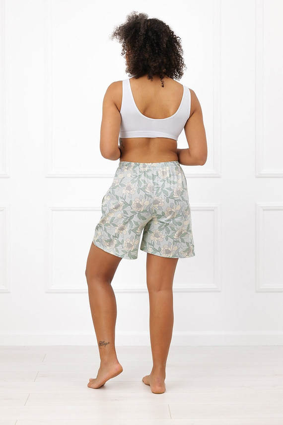 Damenhose Sandra Italian Fashion aus Baumwolle, lang, kariert, mit Taschen