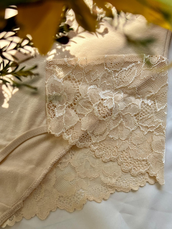 530 Iness Hochgeschlossener Slip De lafense - beige