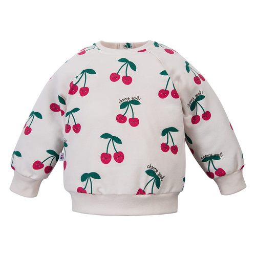 Kinder Sweatshirt Eevi Cherry Baumwolle weich bequem Alltag