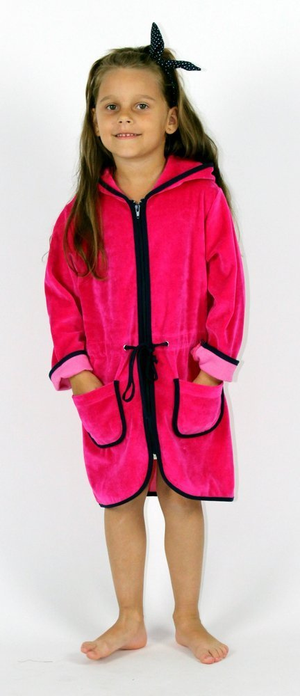 374 / 375 Desiree Baby Bademantel - Himbeere