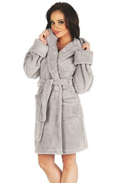 806 Luna Bademantel De Lafense - grau