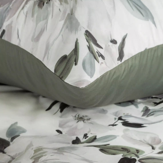 Bettwäsche Loti Design 91 Blumenmuster wendbar weich mit Reißverschluss