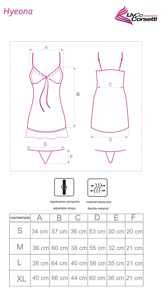 Hyeona Pink Damen T-Shirt - sinnlich, rosa | LivCo Corsetti Mode