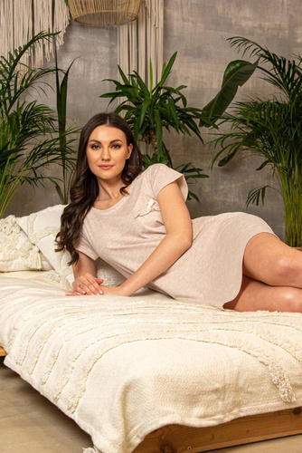 677 Mariposa II Forex Nachthemd - beige melange