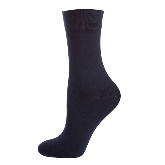 M01 Herren lange Socken 3er-Pack Italienische Mode - marineblau