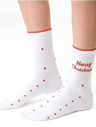 ART.136 Steven Damen-Weihnachtssocken – 113 weiß