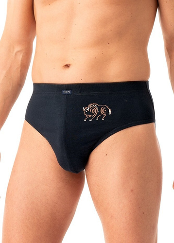 Herren-Slips MPP 706 B25 Key braun schwarz – Baumwolle, 2er-Pack im Karton, Komfort und Stil