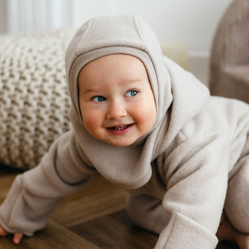 Merino Merino Eevi Kinder-Sturmhaube – Fleece und Merinowolle, warm und atmungsaktiv