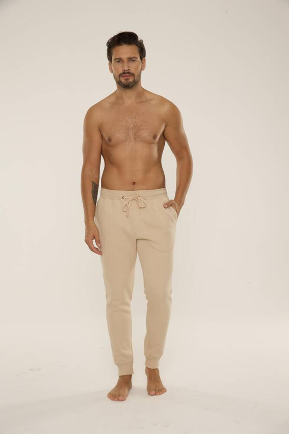 813 Indigo Herren Trainingsanzug von De Lafense - sand