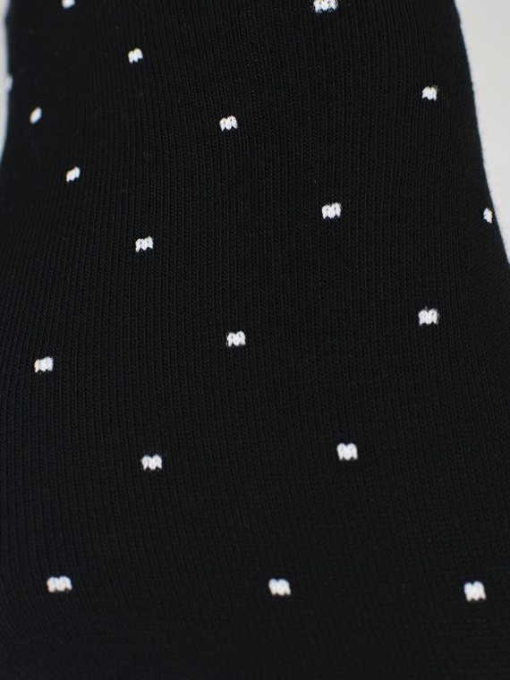 Damen Füßlinge Noviti ST077 – Modal, Punkte, flache Nähte black