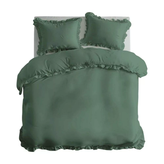 Pure 23 Einfarbige Baumwollbettwäsche Detexpol mint