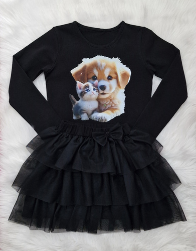 Friends Kinderbluse Bambarillo schwarz – Jersey | Komfort und Stil