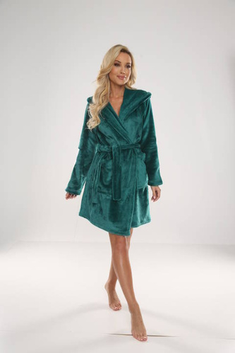 626 Abigail Damen Kurzer Morgenmantel Forex - grün