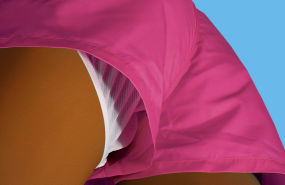 Sesto Senso Herren Badeshorts schnell trocknend Strandshorts mit Taschen pink