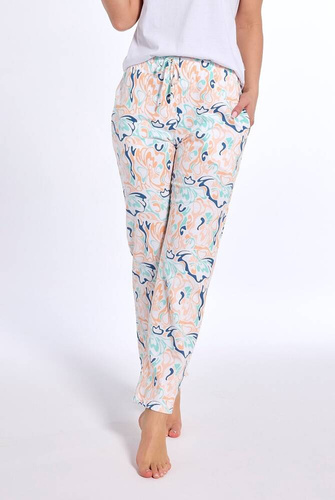 690/43 Cornette Pyjamahose – weiß