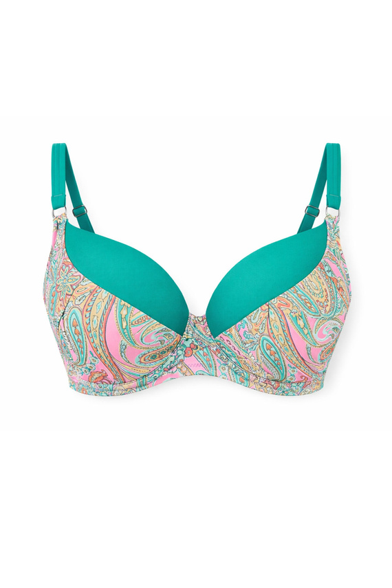 Mediolano Riviera 20005 Bade-BH Full Cup türkis Paisley