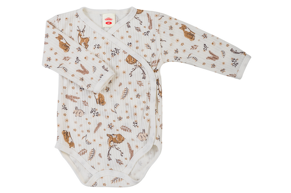 03253 „Nature“ Makoma Baby-Body mit langen Ärmeln