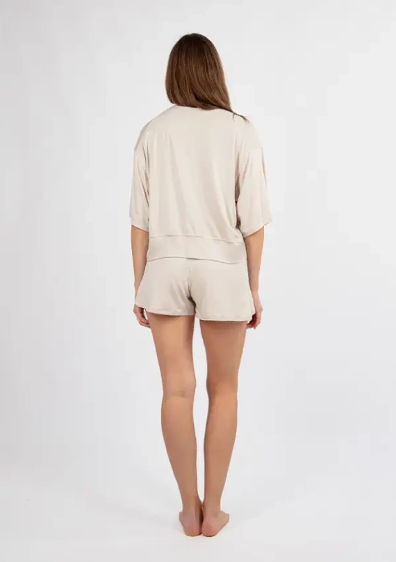 DK-K-B19 Damen-Bambusset Dkaren – ecru