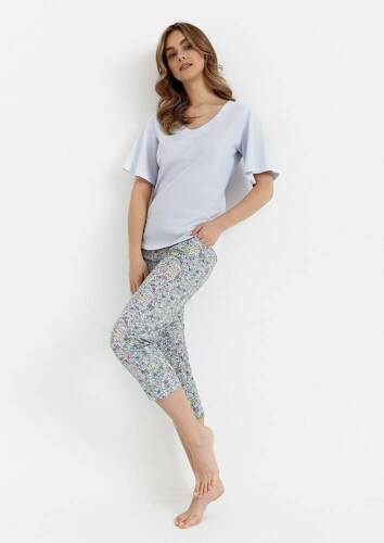 462 Cana Damenpyjama, blau