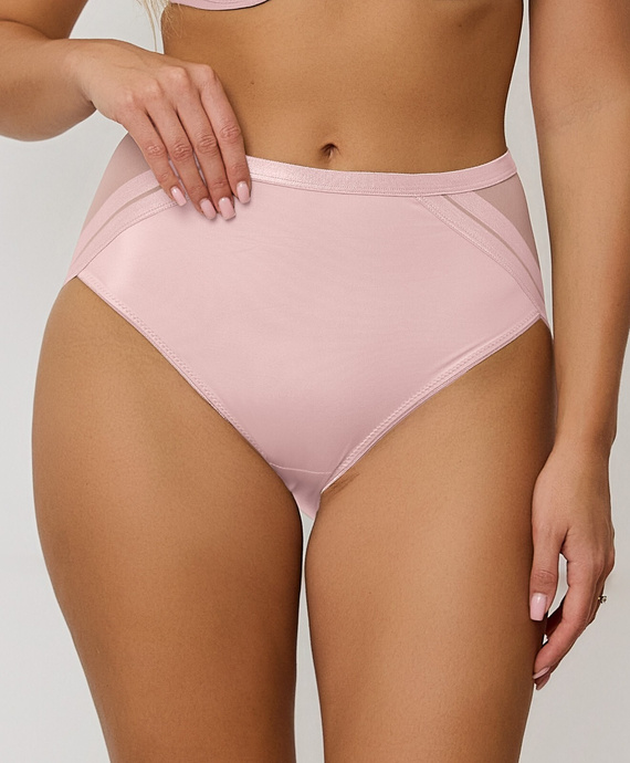 Damen Slip Mefemi Alice DW66 hoher Bund Mikrofaser bequem rosa