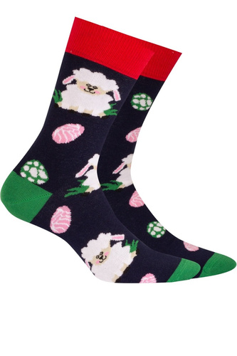 U04.156 Frohe Ostern Wola Socken – 992 Marineblau