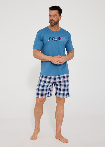 Herrenpyjama Cornette Arizona 326/204 aus 100 % Baumwolle – T-Shirt & Shorts
