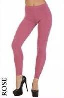 867 De Lafense lange Leggings - schmutzig rosa