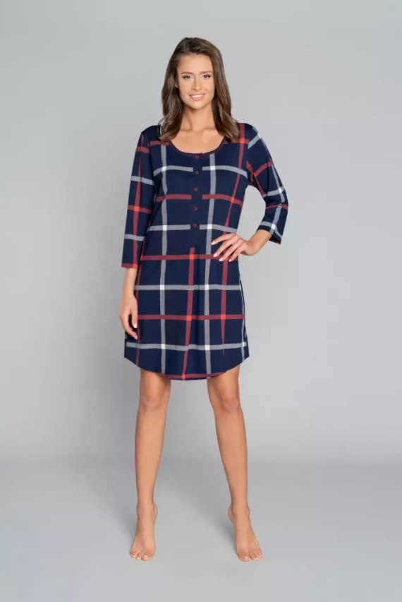 Izera Damen Still und Stillen 3/4 Ärmel Shirt Italian Fashion - Druck