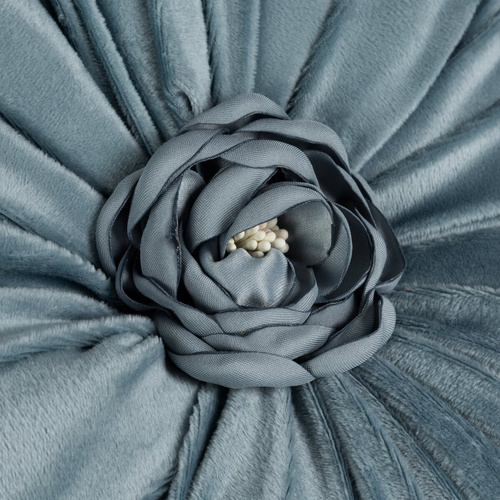 Dekokissen Flores Eurofirany Blume Ø40 cm blue