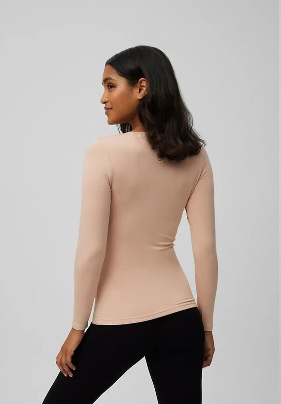 Ysabel Mora 70017 nacktes Damen-Thermo-T-Shirt – weich, atmungsaktiv, hypoallergen, langärmlig