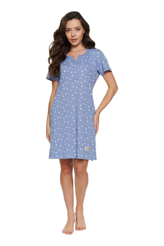 Umstandsbluse Doctor Nap 7556 aus Baumwolle zum Stillen - stardust