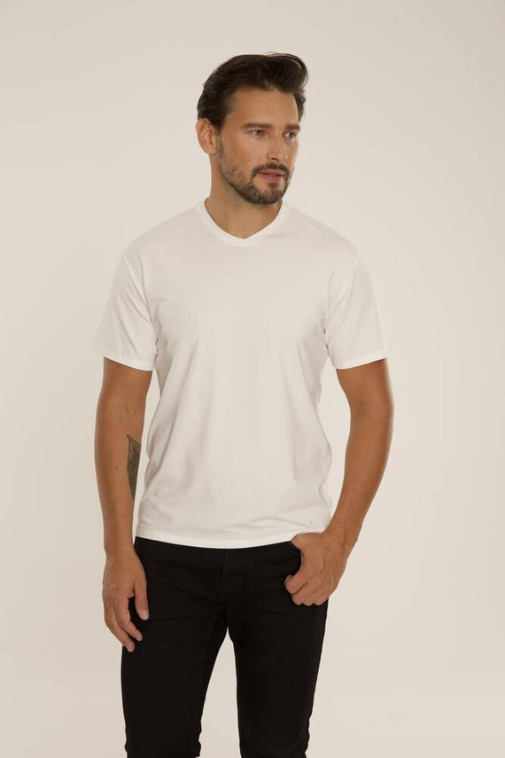 828 Chandler t-shirt De Lafense - ecru