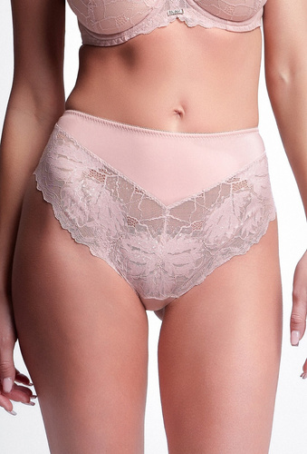 Slip Brazilian Ava 2304/B Shimmer aus Mikrofaser mit Spitze