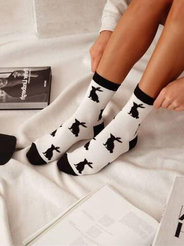 0200-153 Rabbit Milena Damensocken – ecru